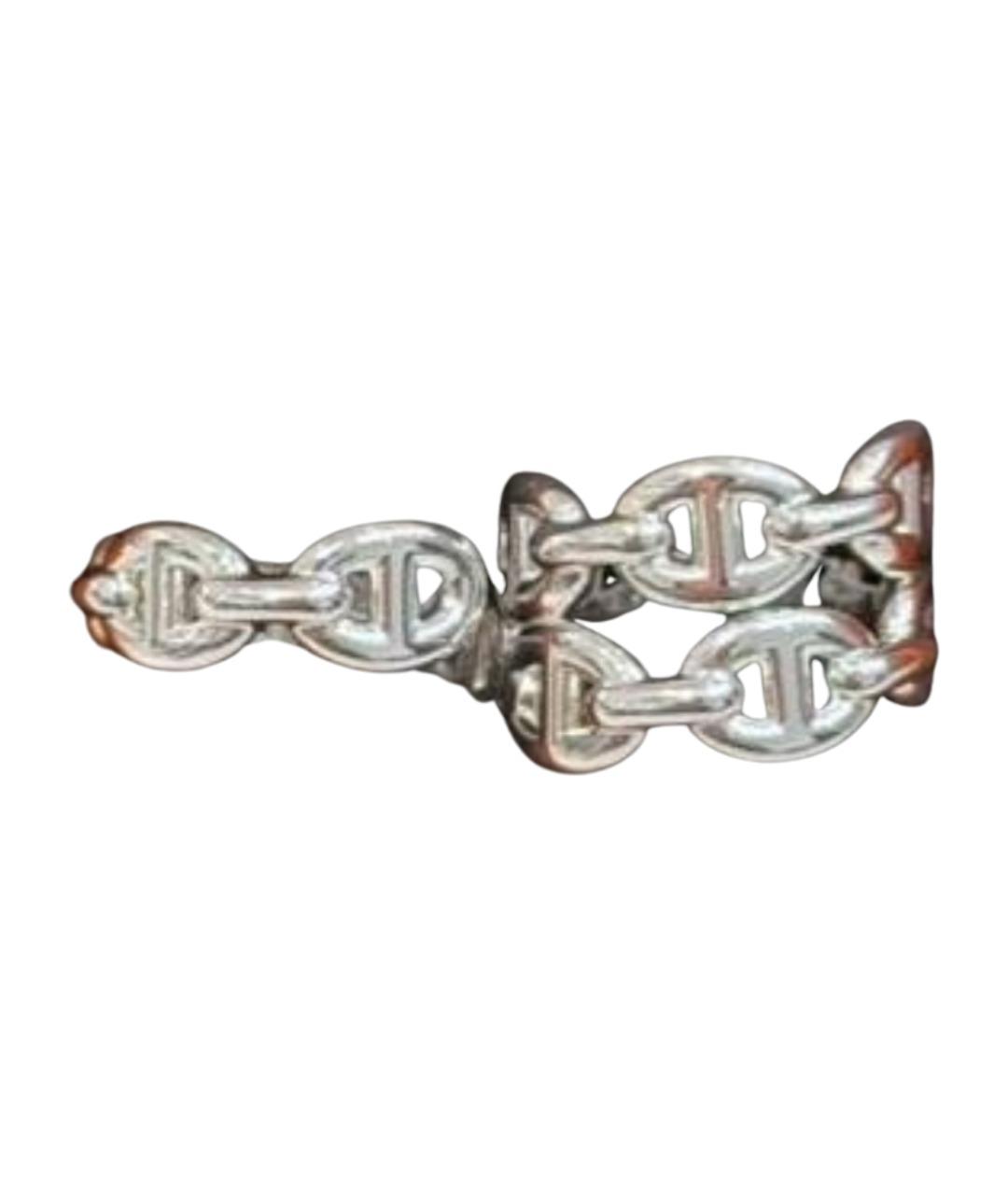 HERMES Серебряное серебряное кольцо, фото 1