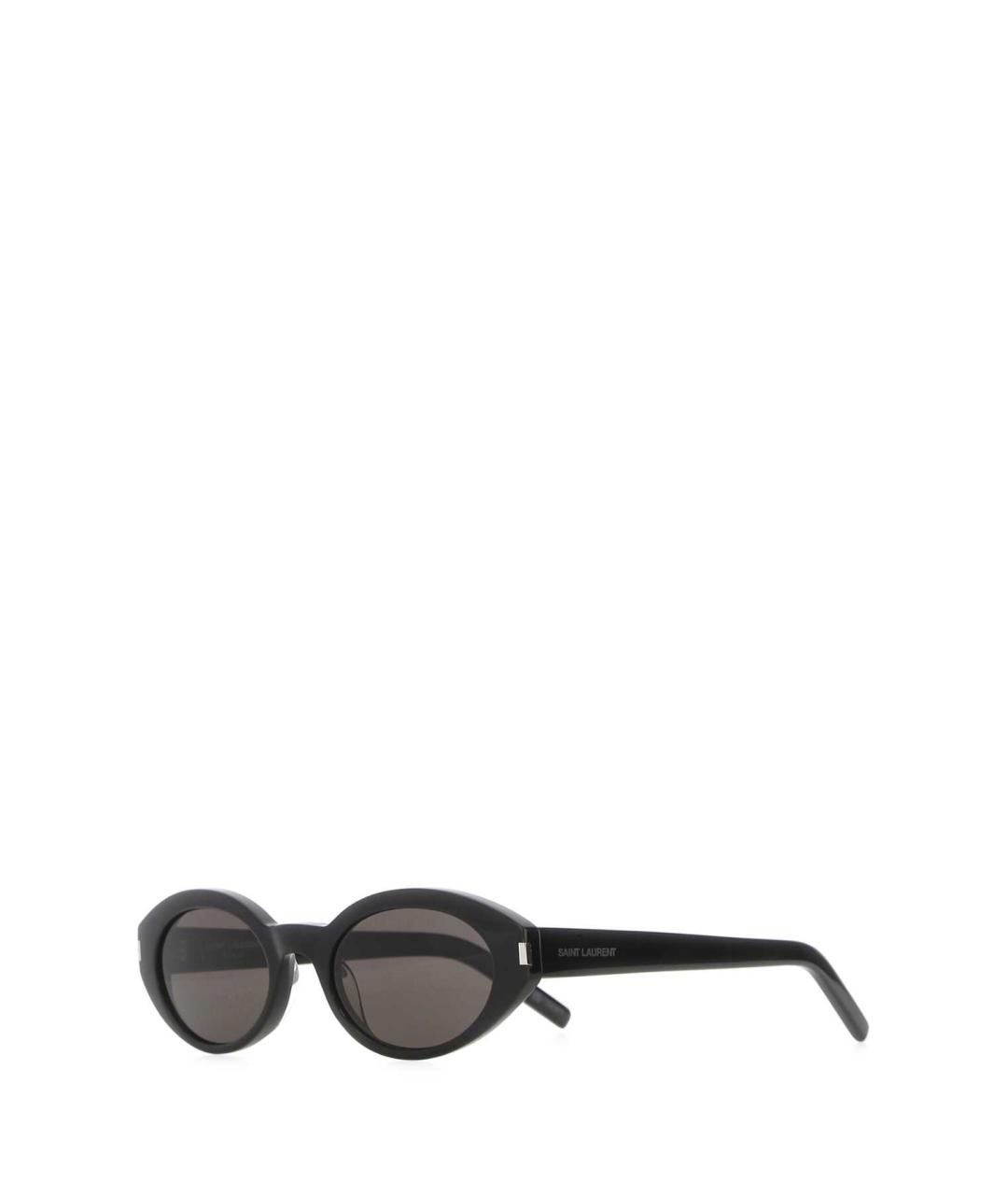 SAINT LAURENT Черные пластиковые солнцезащитные очки, фото 1
