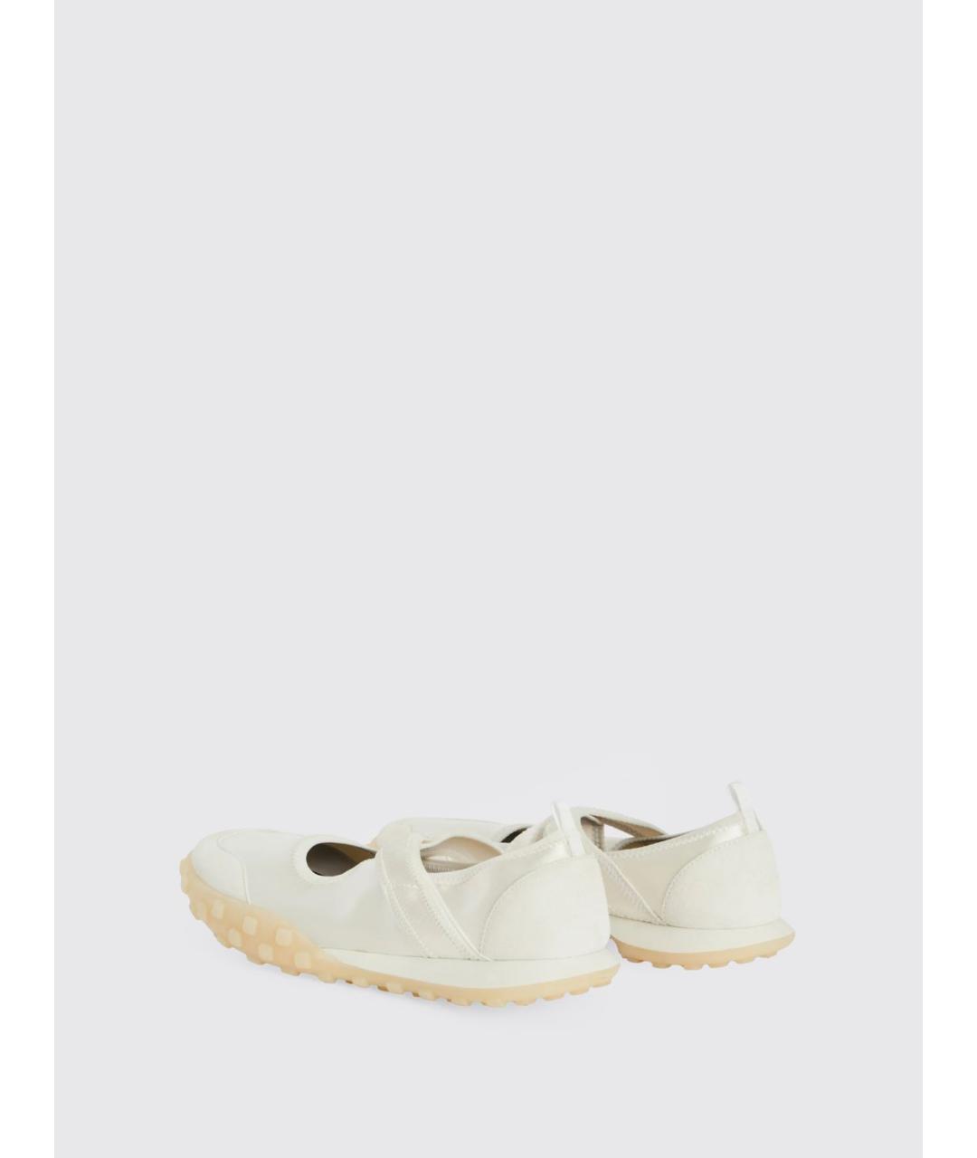 JIL SANDER Белые синтетические балетки, фото 3