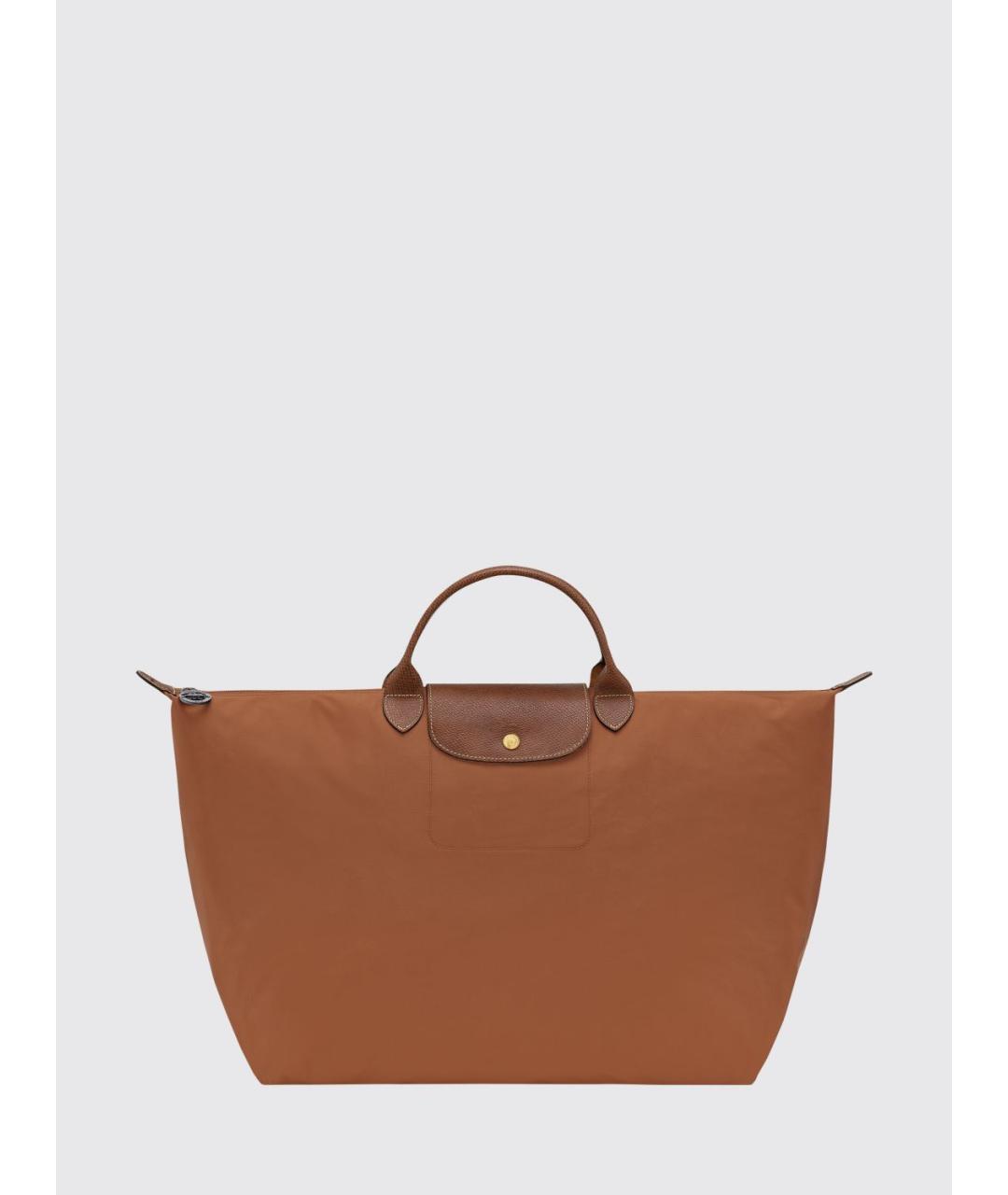 LONGCHAMP Коричневый синтетический чемодан, фото 1