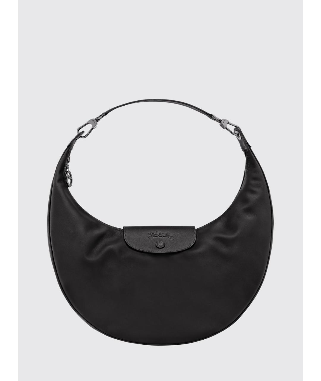 LONGCHAMP Черная сумка через плечо, фото 4