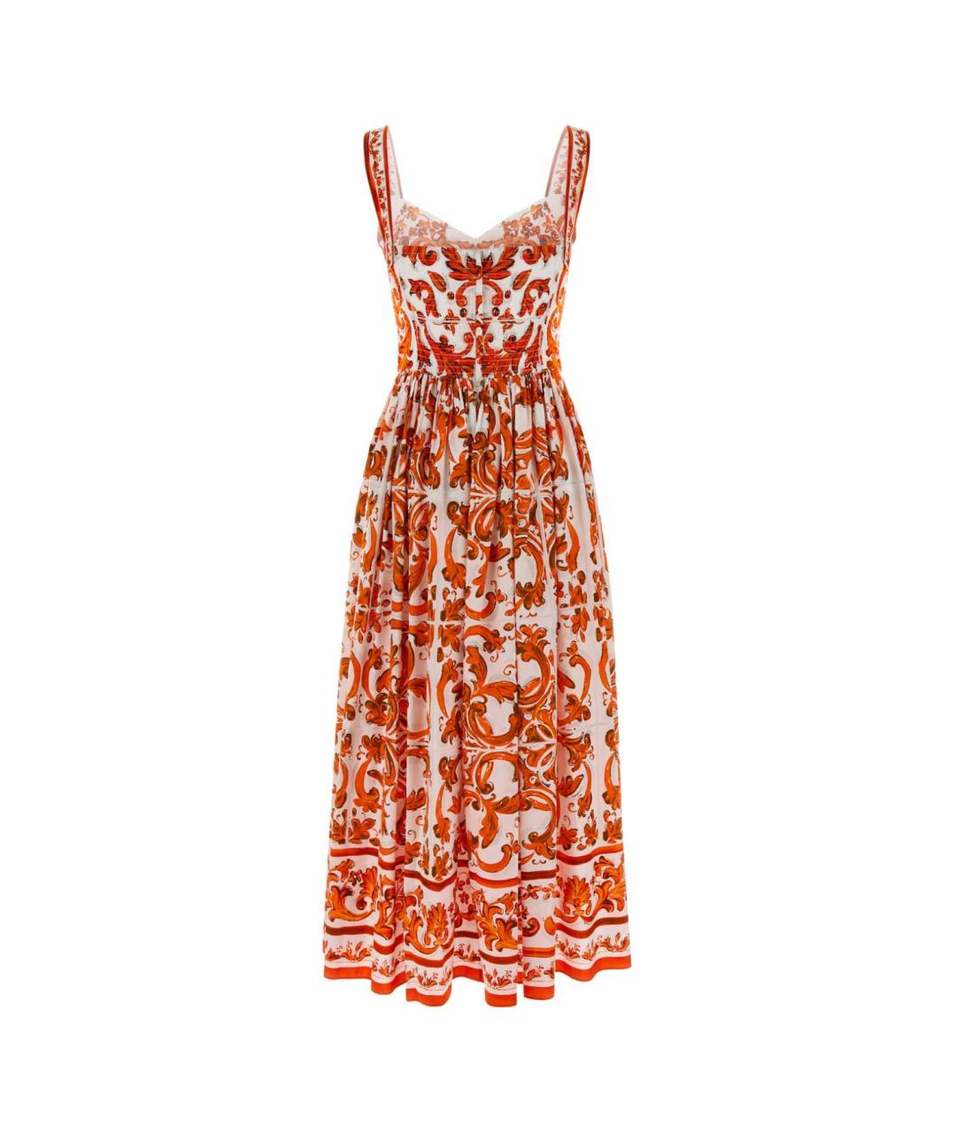 DOLCE&GABBANA Мульти хлопковое повседневное платье, фото 2