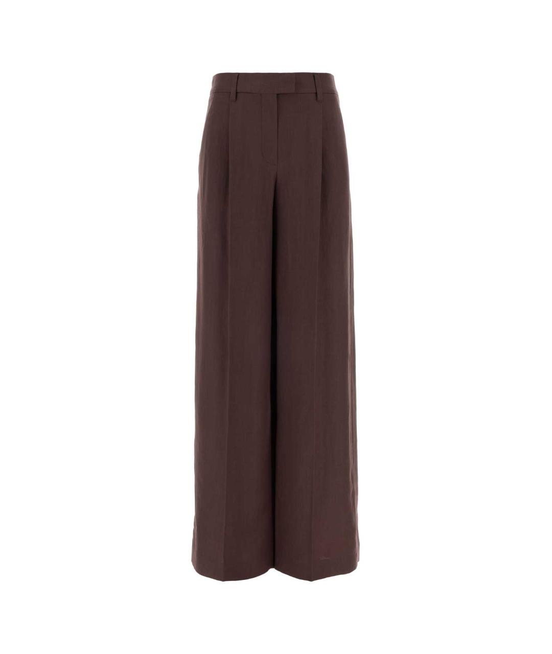 BRUNELLO CUCINELLI Фиолетовые прямые брюки, фото 1