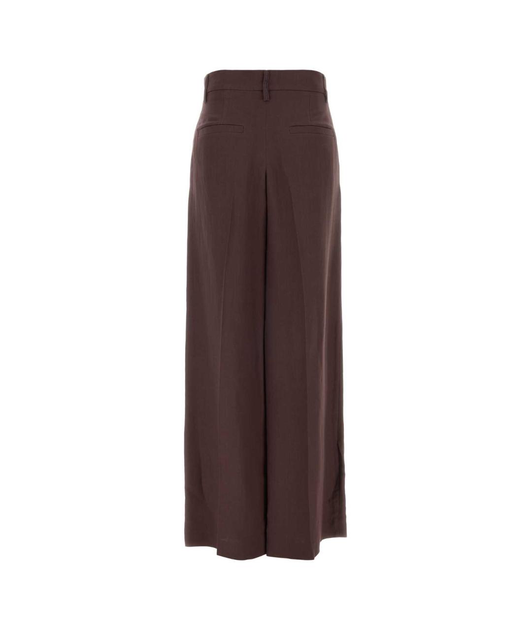BRUNELLO CUCINELLI Фиолетовые прямые брюки, фото 2