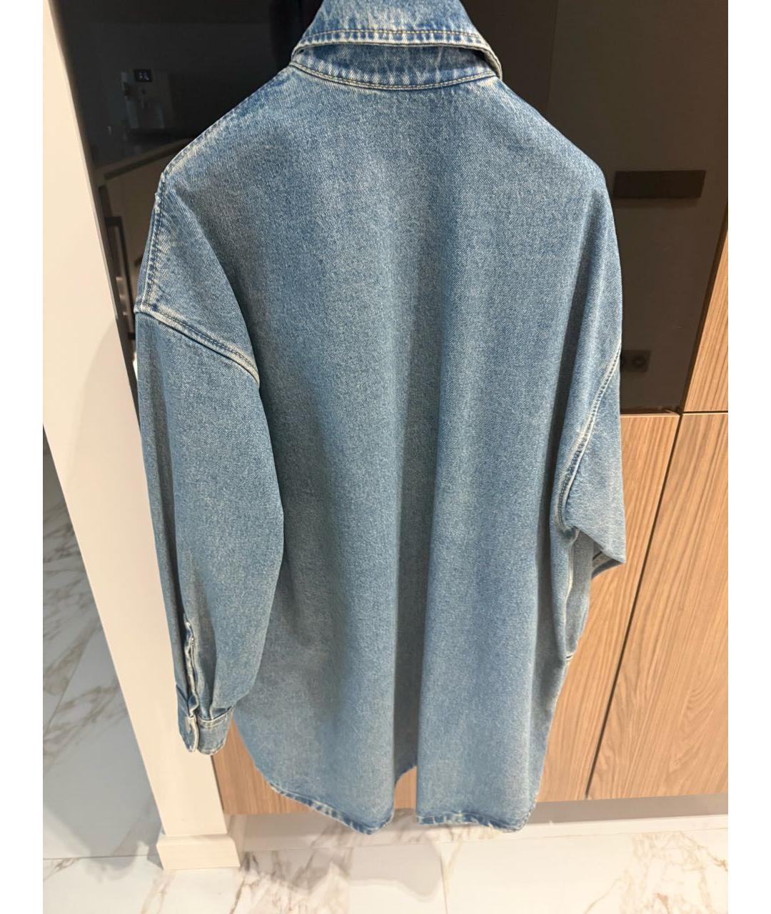 PRADA Синяя хлопковая рубашка, фото 2