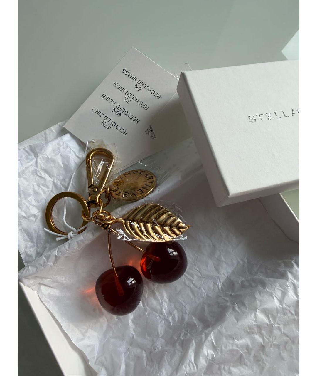 STELLA MCCARTNEY Золотой брелок, фото 2