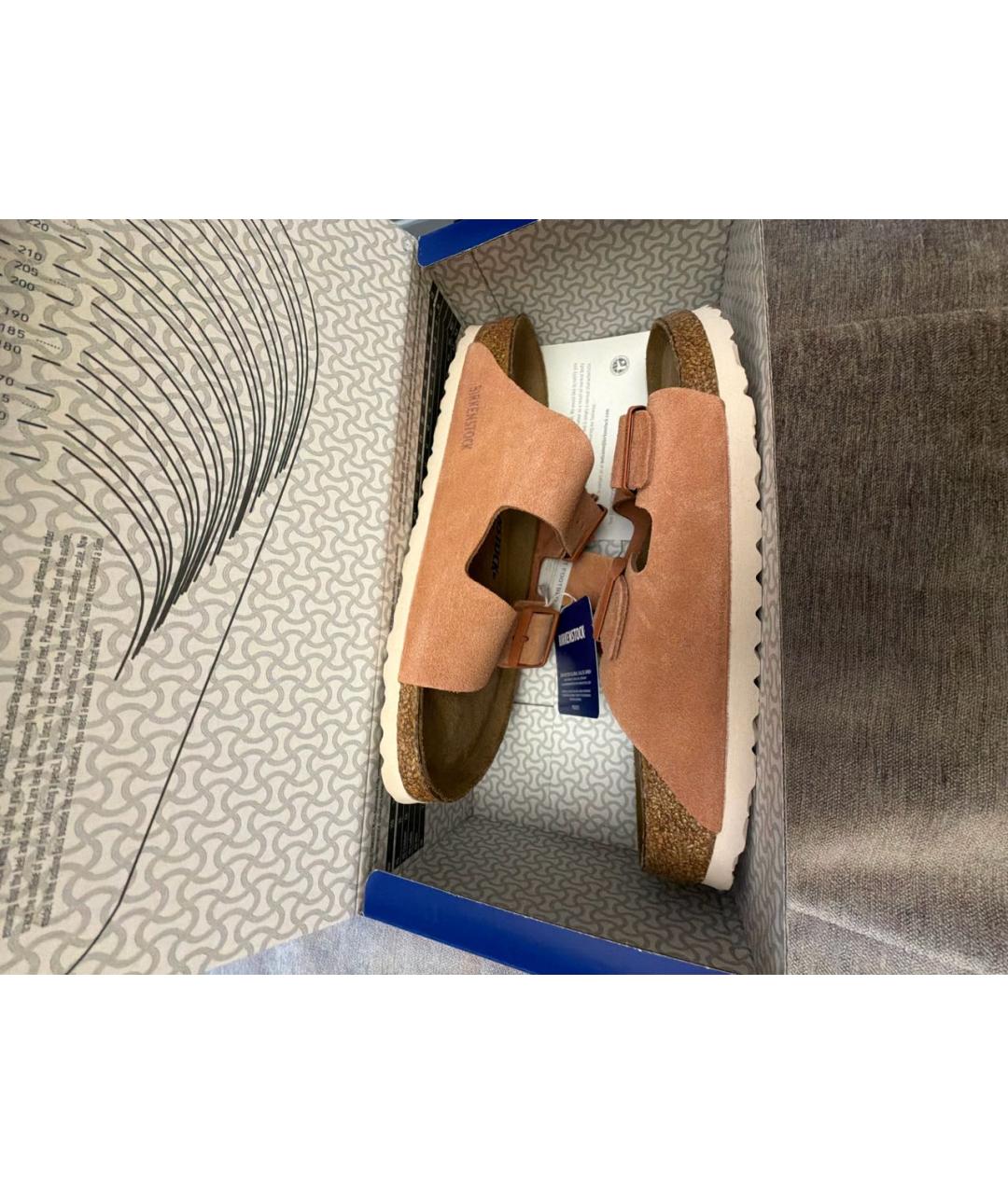 BIRKENSTOCK Замшевые шлепанцы, фото 5