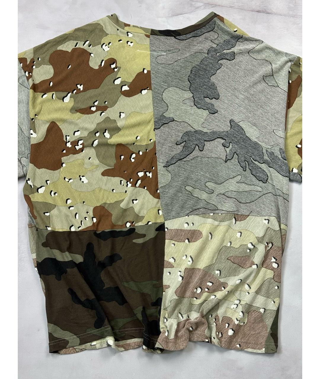 MM6 MAISON MARGIELA Мульти хлопковая футболка, фото 3