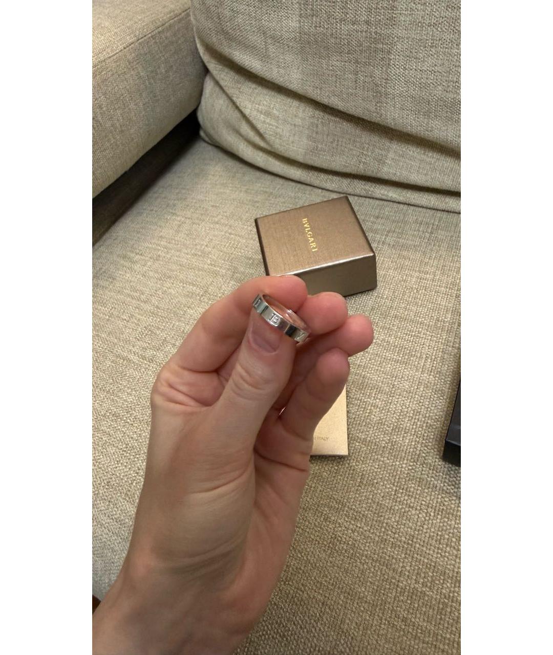 BVLGARI Серебряное кольцо из белого золота, фото 2
