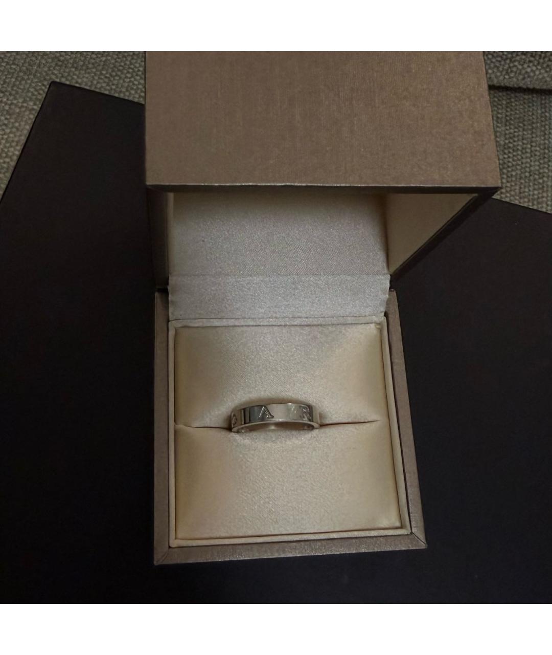 BVLGARI Серебряное кольцо из белого золота, фото 4