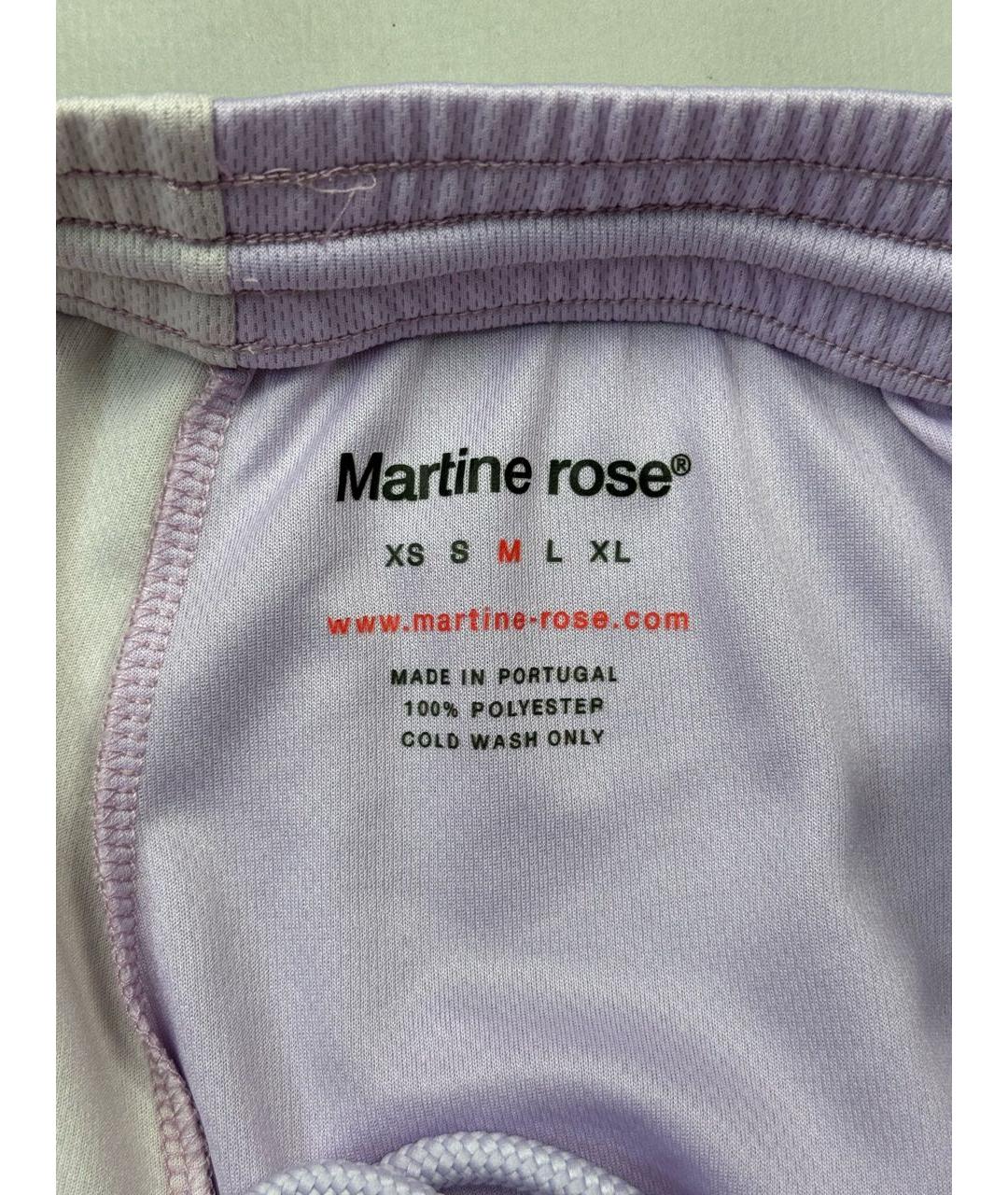 MARTINE ROSE Фиолетовые шорты, фото 6