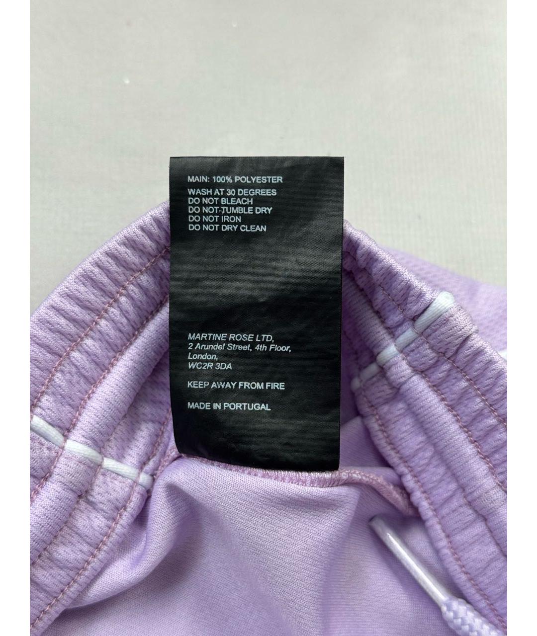 MARTINE ROSE Фиолетовые шорты, фото 8
