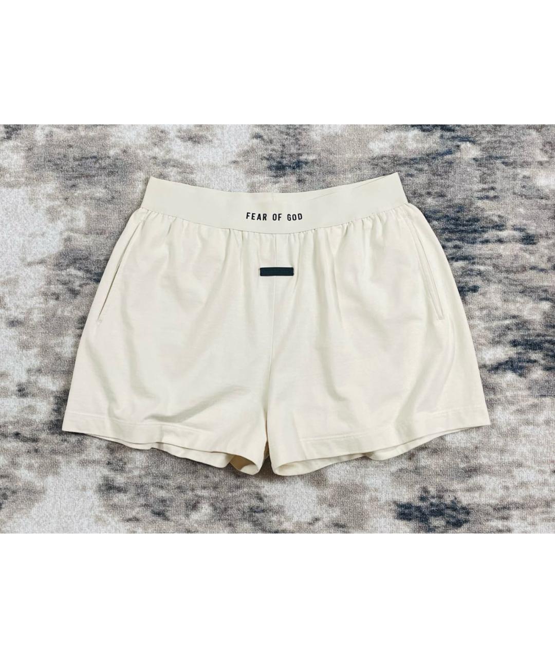 FEAR OF GOD Бежевые хлопковые шорты, фото 3