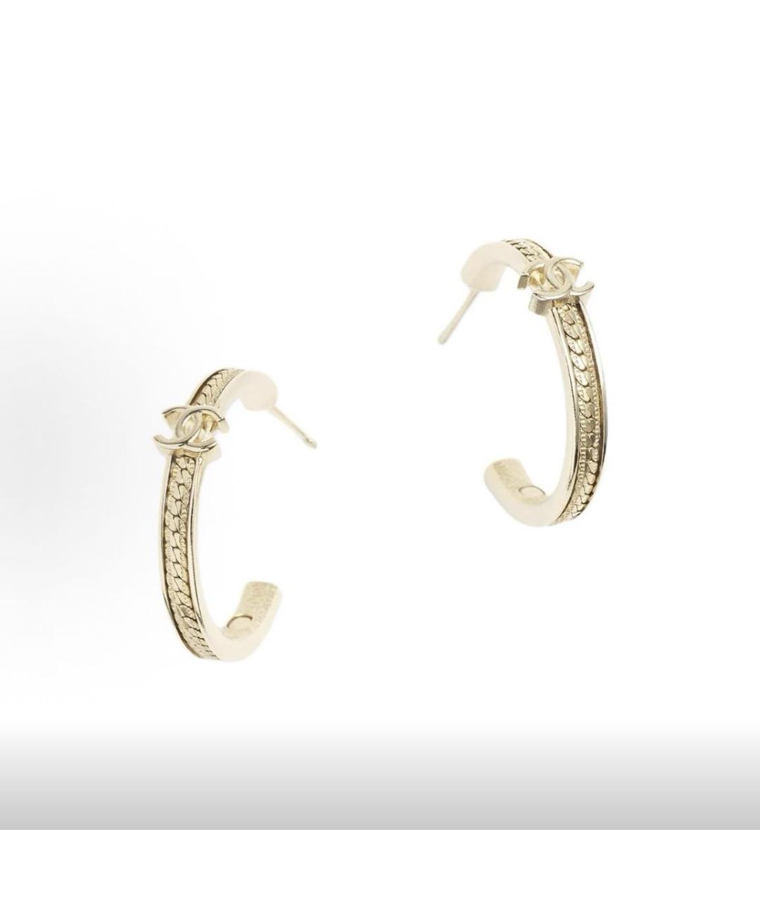 CHANEL Золотые серьги, фото 5