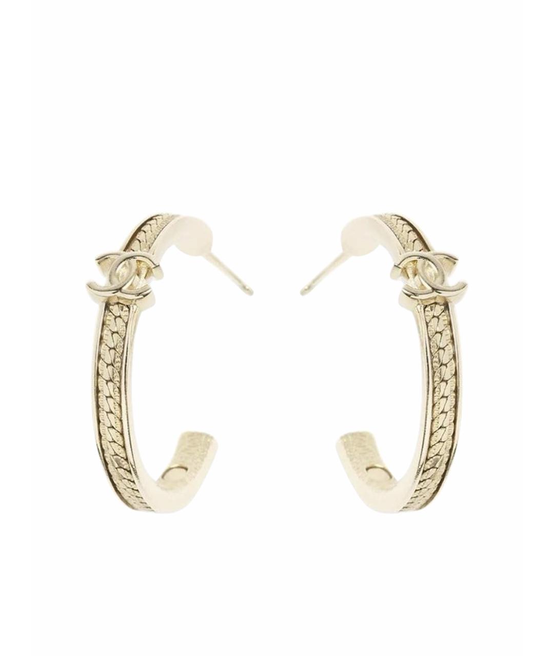 CHANEL Золотые серьги, фото 1