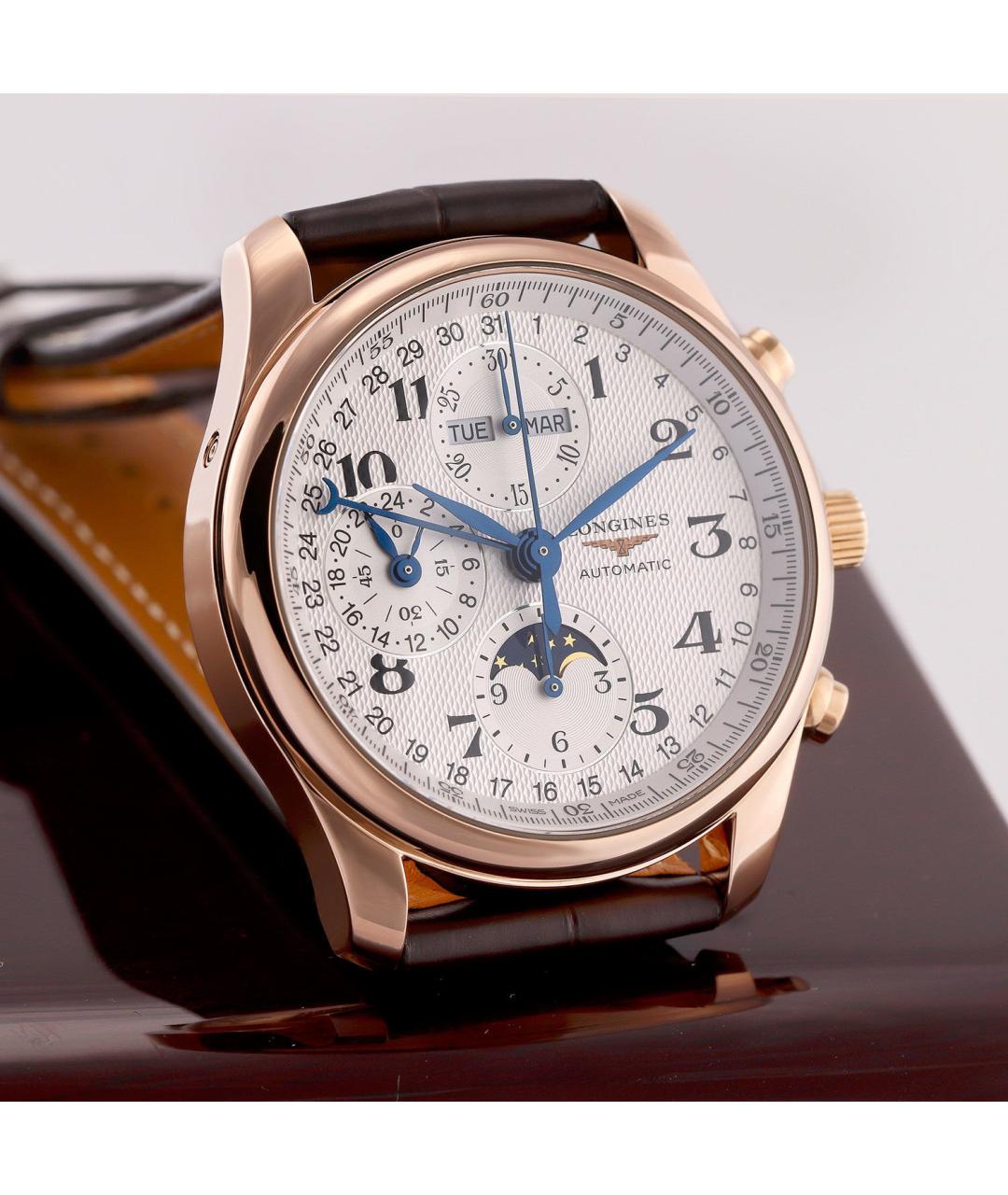 LONGINES Золотые часы из розового золота, фото 5