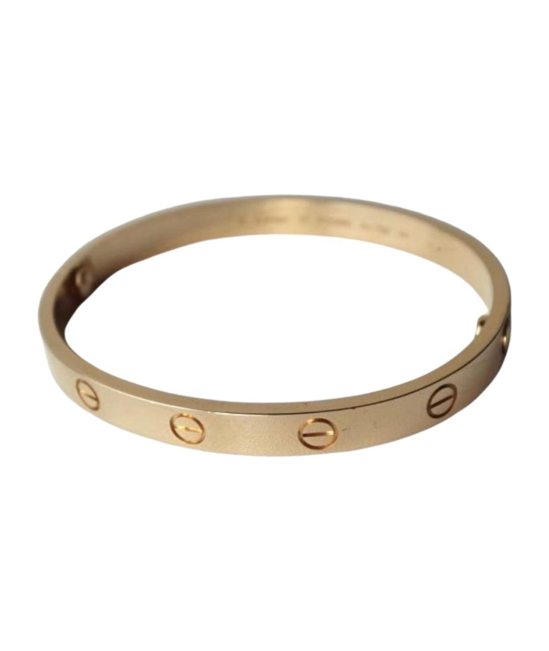 CARTIER Желтый браслет из желтого золота, фото 1