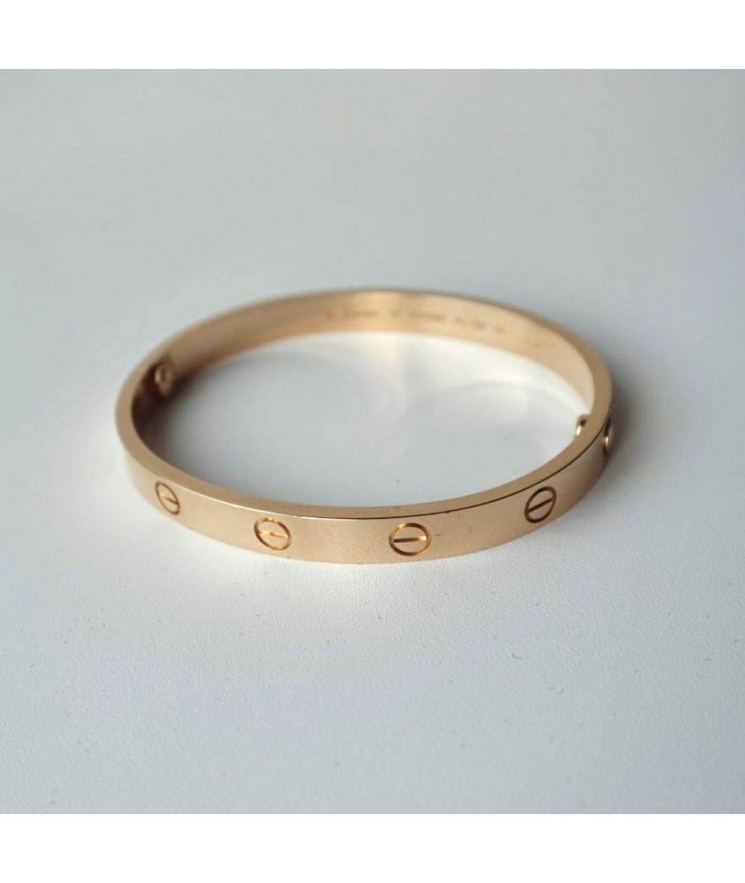 CARTIER Желтый браслет из желтого золота, фото 7