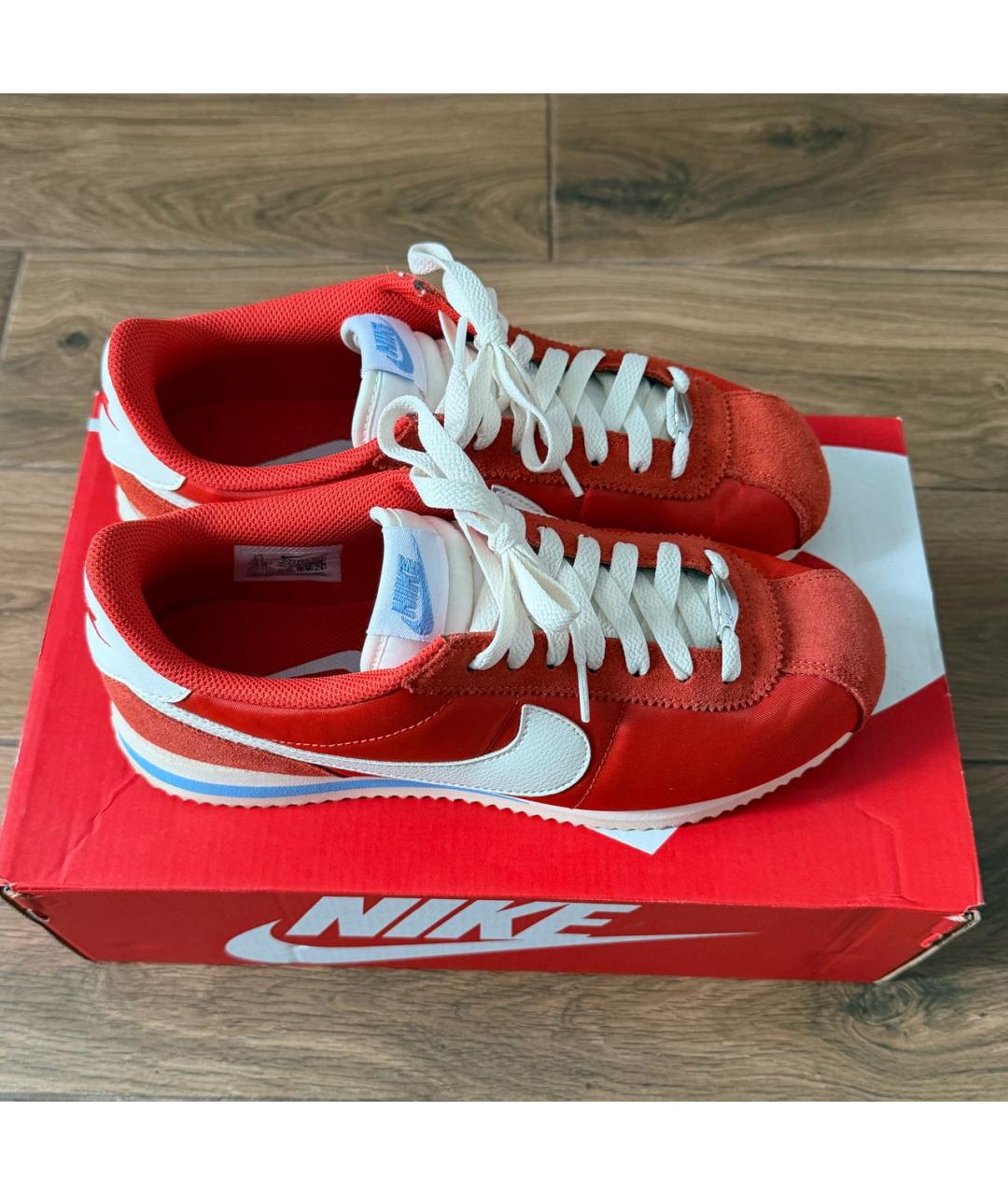 NIKE Красные замшевые кеды, фото 3