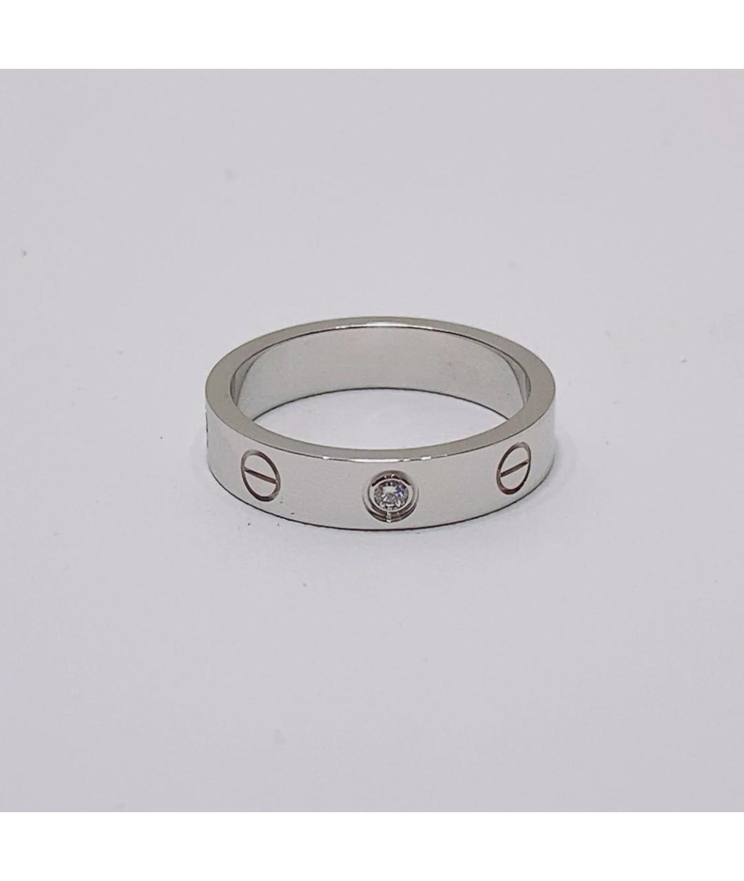 CARTIER Серебряное кольцо из белого золота, фото 7