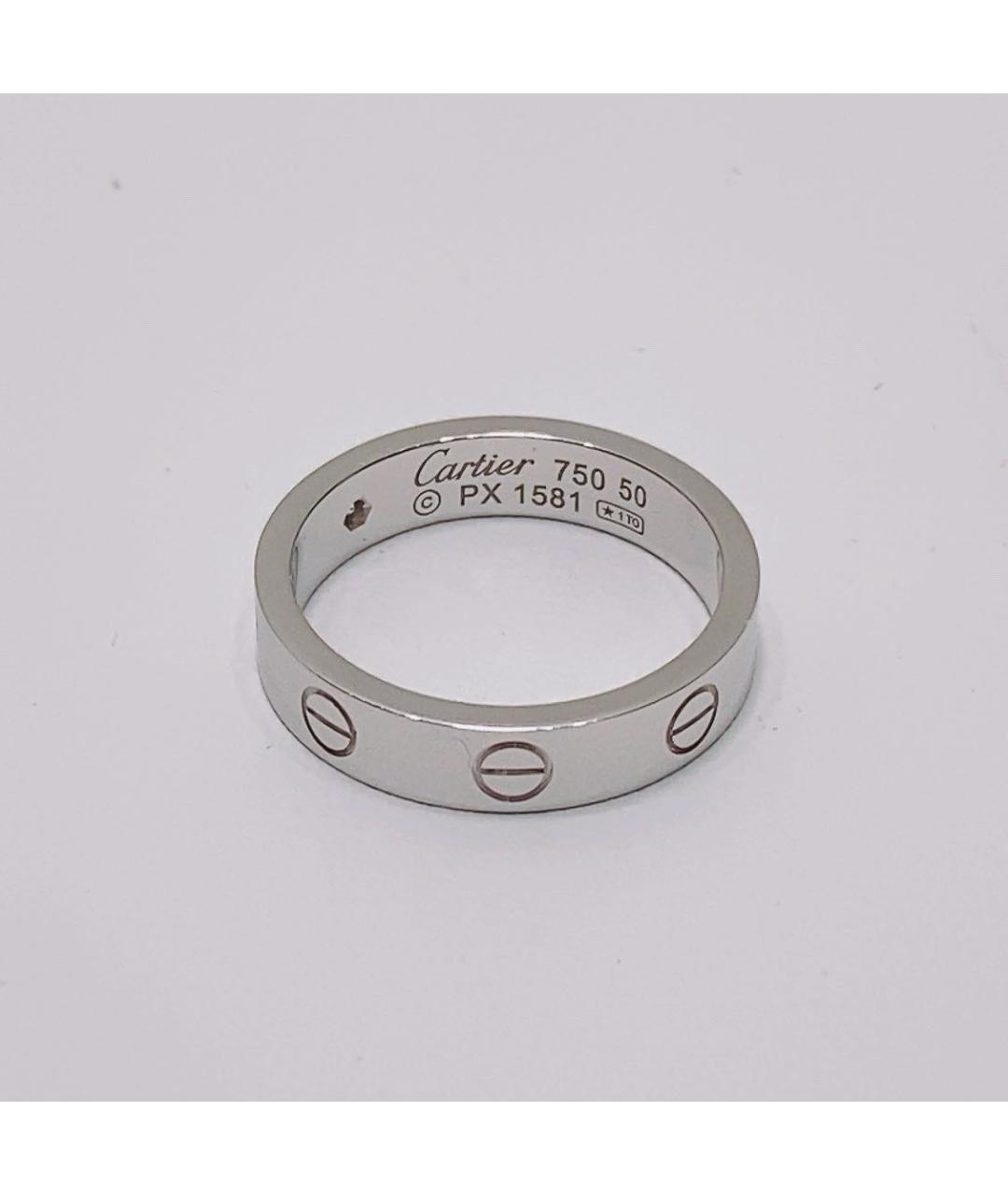 CARTIER Серебряное кольцо из белого золота, фото 3