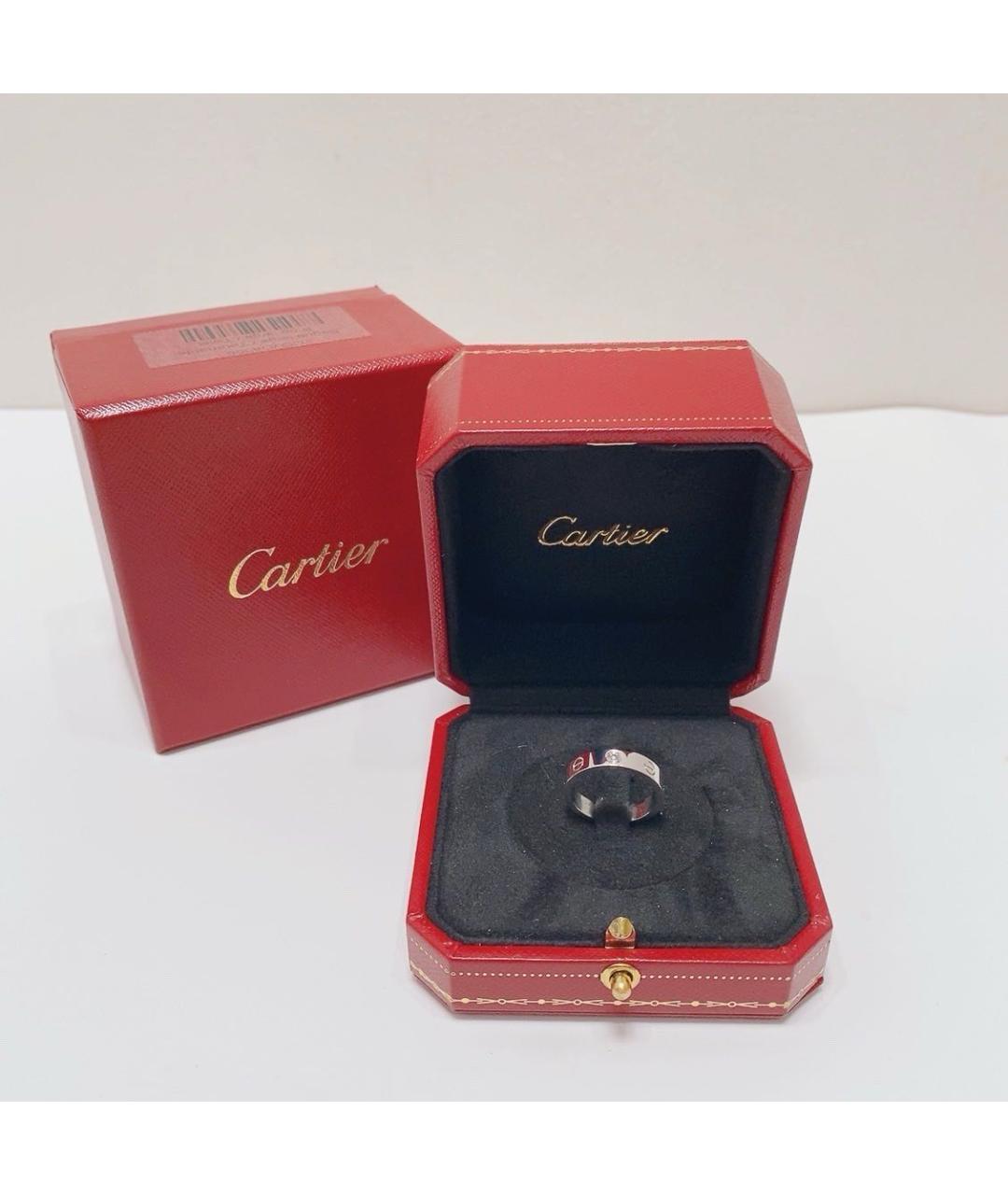 CARTIER Серебряное кольцо из белого золота, фото 2