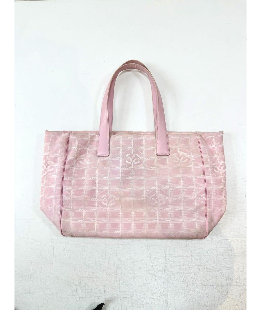 CHANEL Розовая пляжная сумка, фото 5