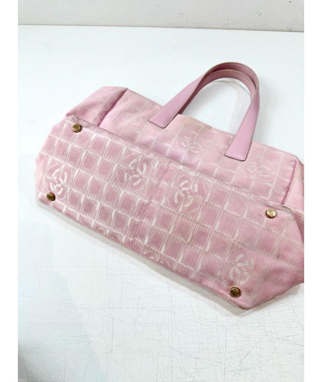 CHANEL Розовая пляжная сумка, фото 2