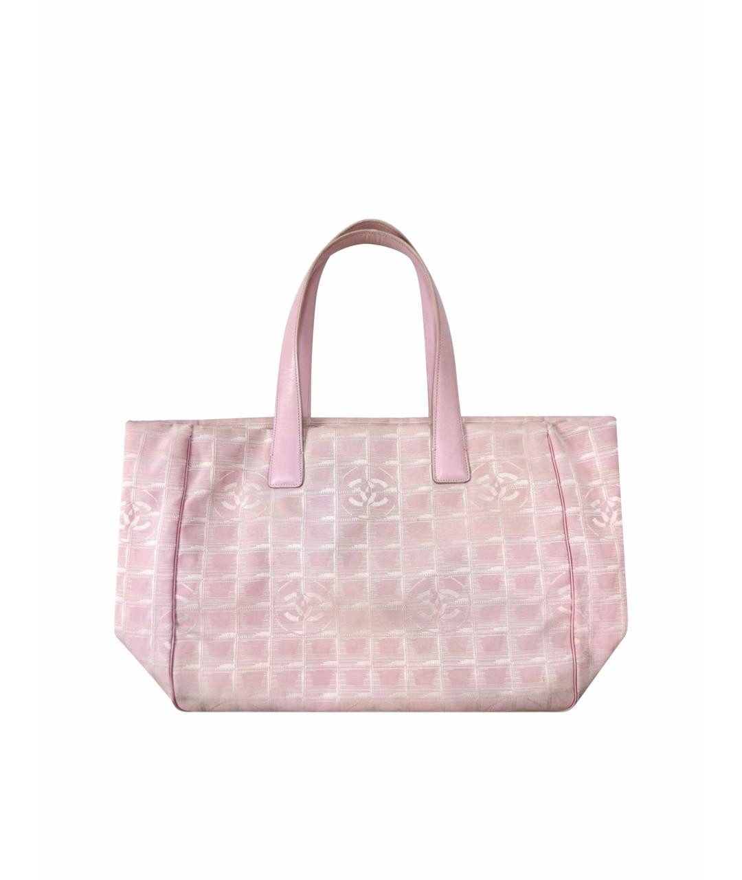 CHANEL Розовая пляжная сумка, фото 1