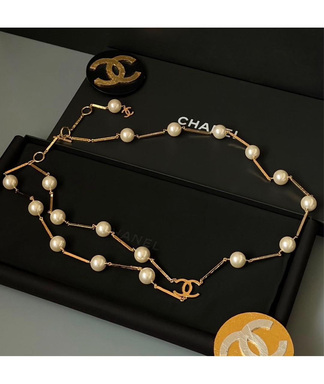 CHANEL Белый ремень, фото 3