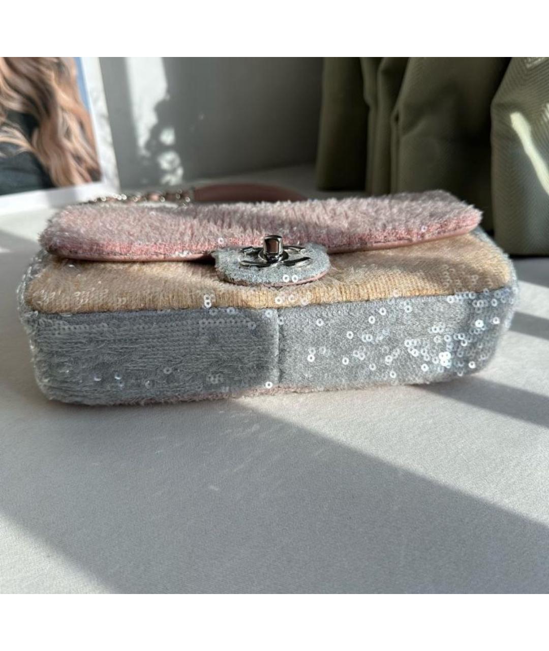 CHANEL Розовая сумка через плечо, фото 6