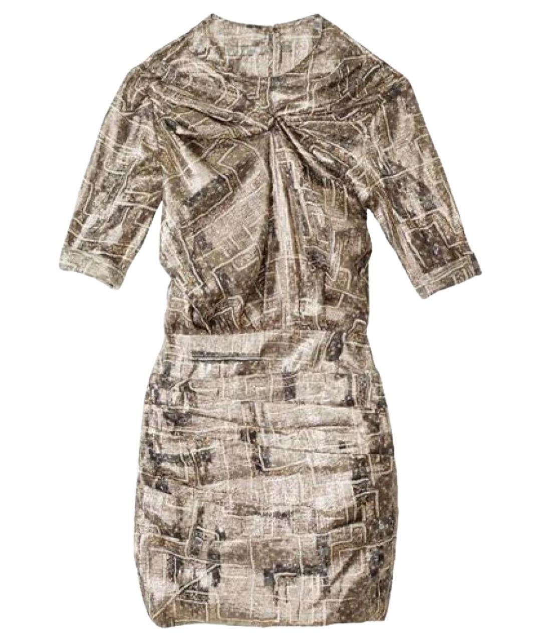 ISABEL MARANT Мульти шелковое коктейльное платье, фото 1