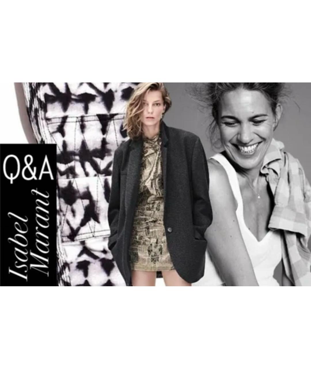 ISABEL MARANT Мульти шелковое коктейльное платье, фото 7