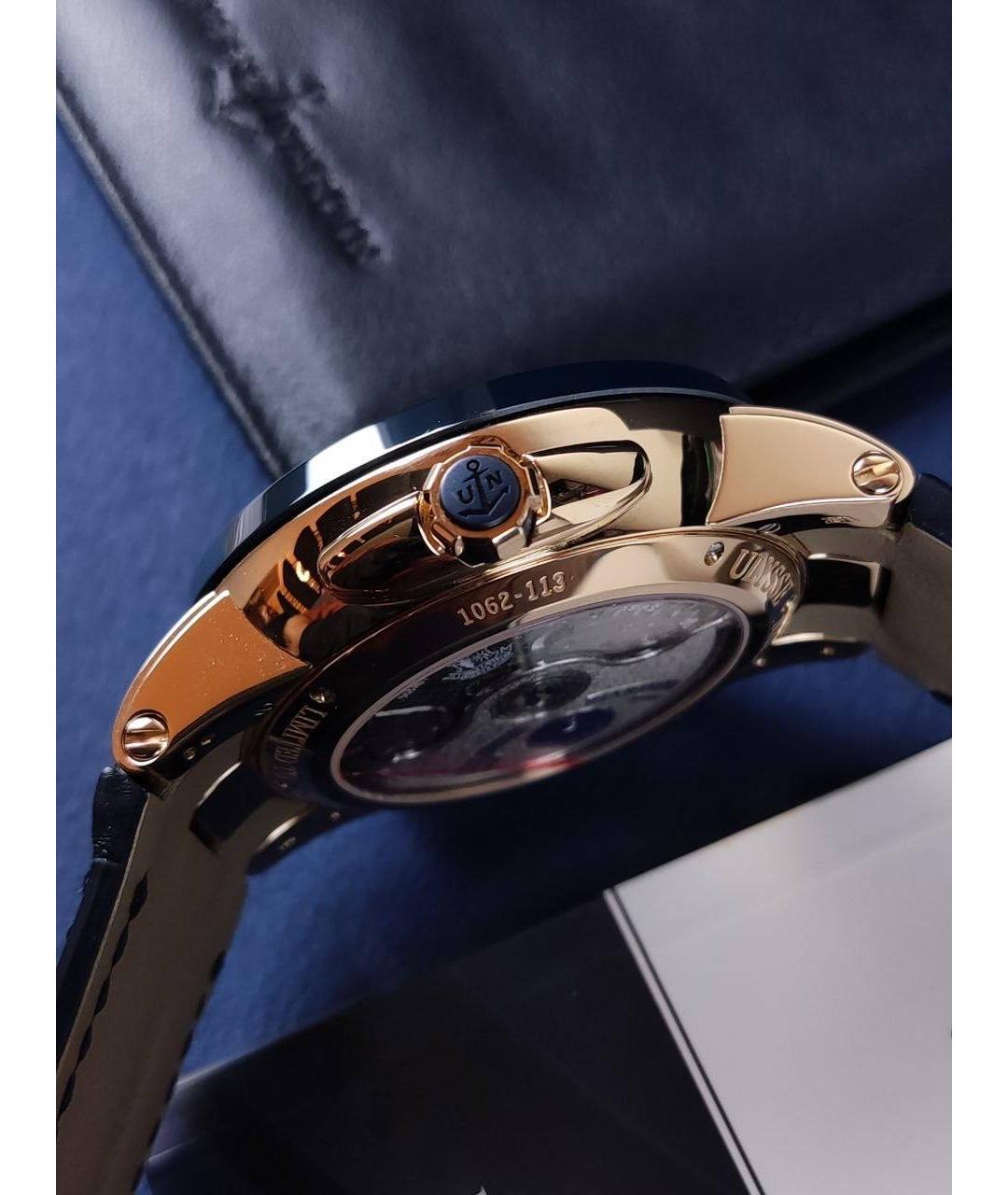 Ulysse Nardin Золотые часы из розового золота, фото 4