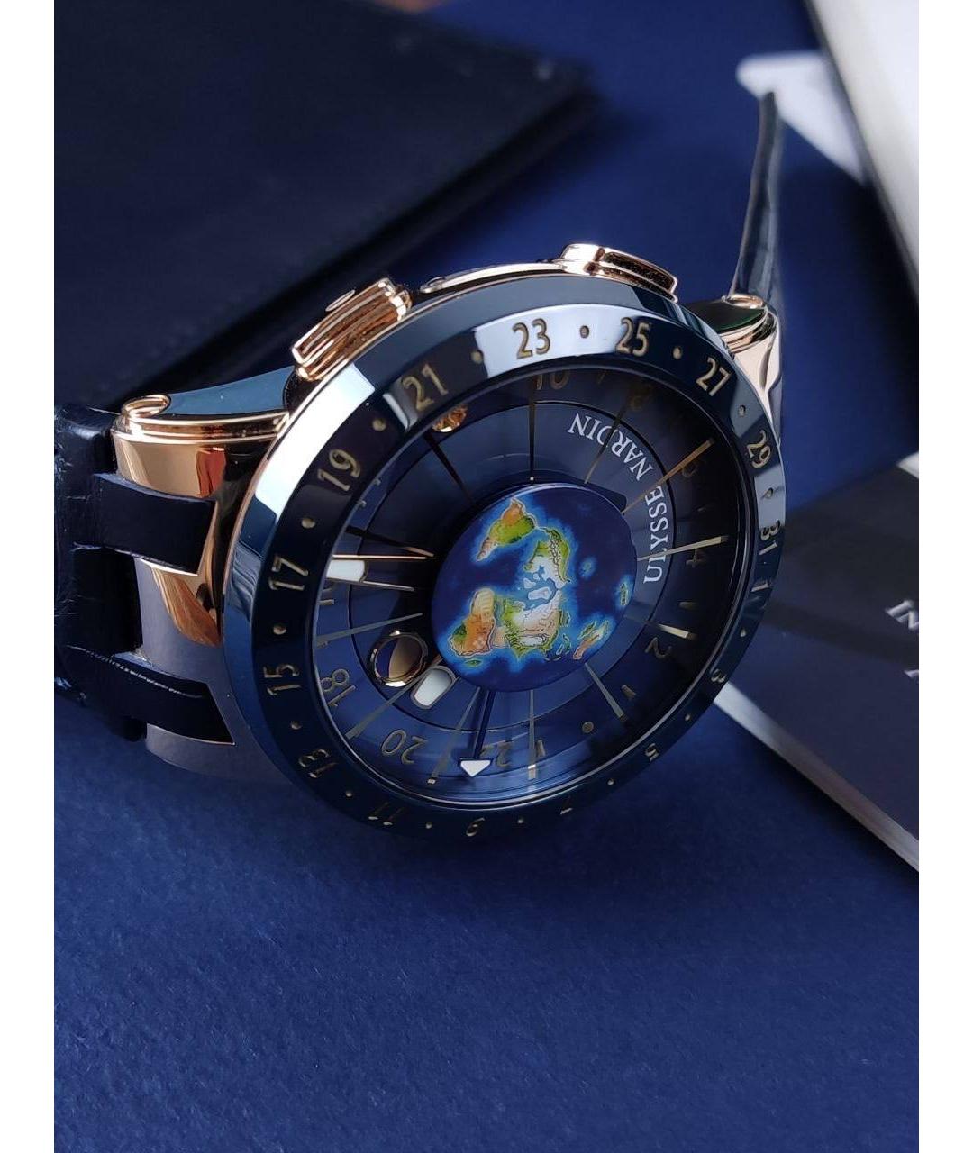 Ulysse Nardin Золотые часы из розового золота, фото 3
