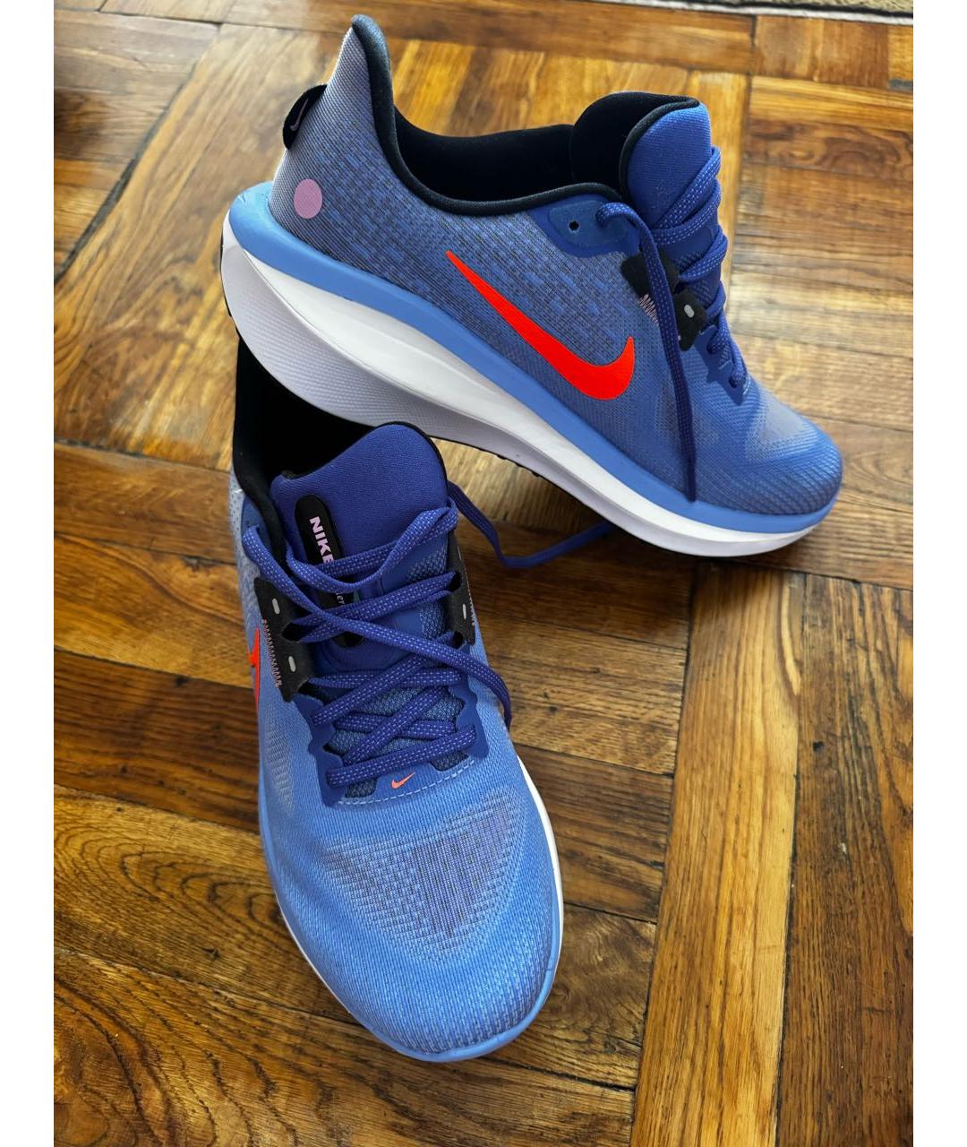 NIKE Синие синтетические кроссовки, фото 6