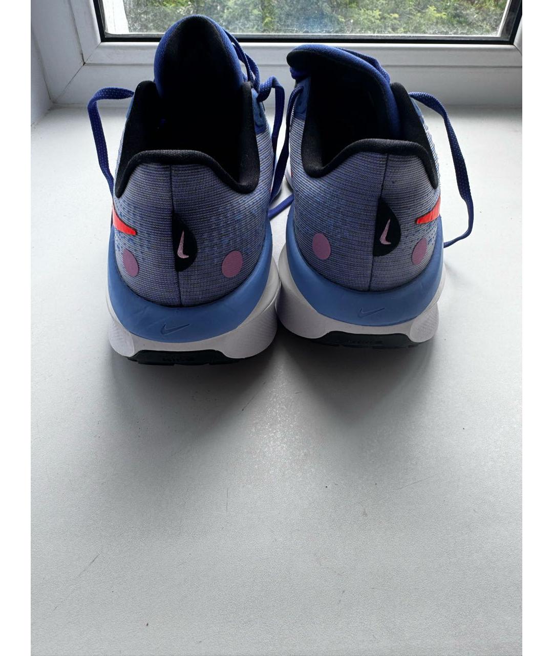 NIKE Синие синтетические кроссовки, фото 4