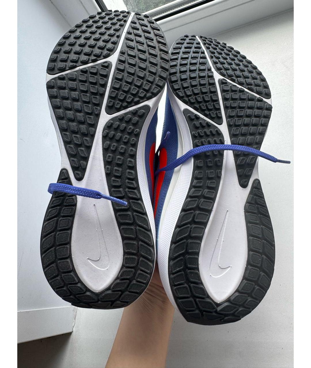 NIKE Синие синтетические кроссовки, фото 7