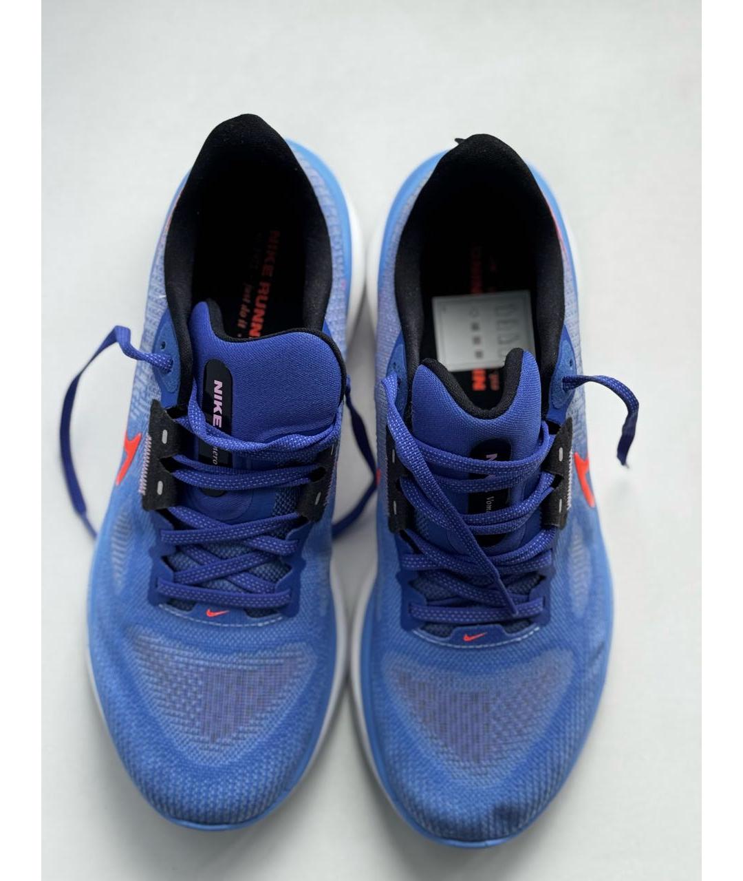 NIKE Синие синтетические кроссовки, фото 3