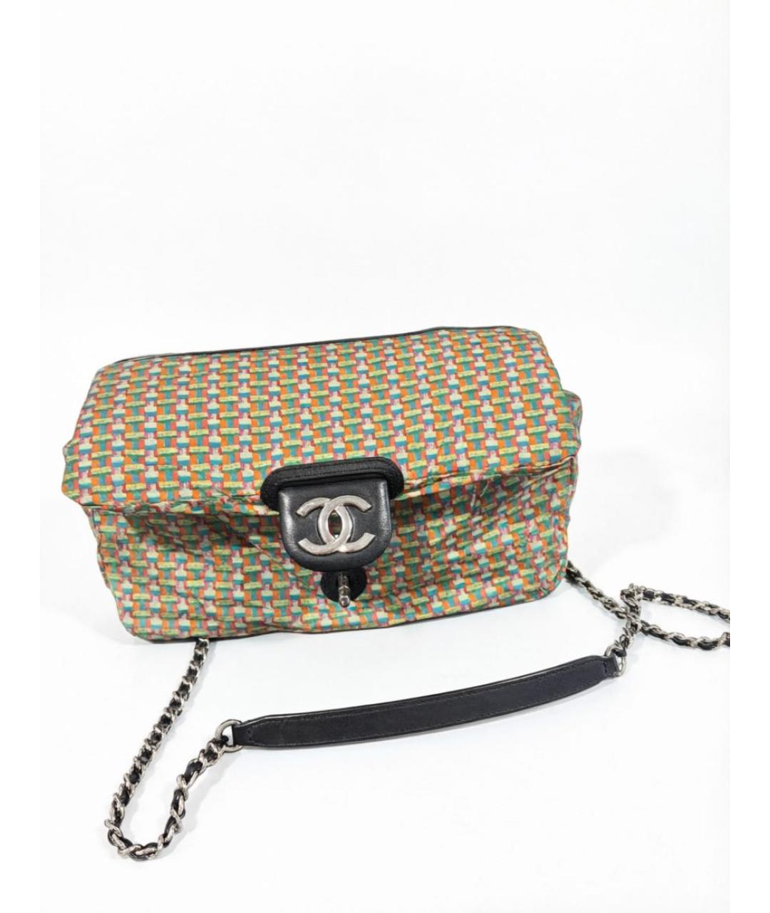 CHANEL Черная кожаная сумка через плечо, фото 4