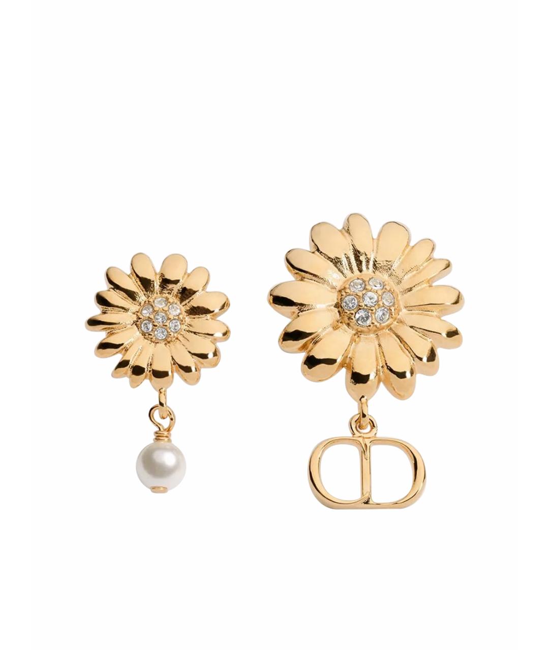 CHRISTIAN DIOR Золотые серьги, фото 1