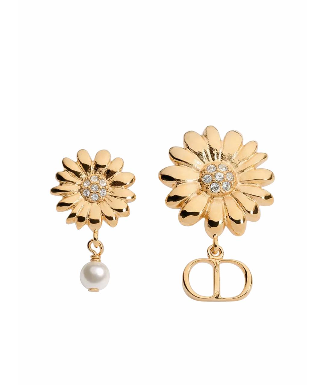 CHRISTIAN DIOR Золотые серьги, фото 4