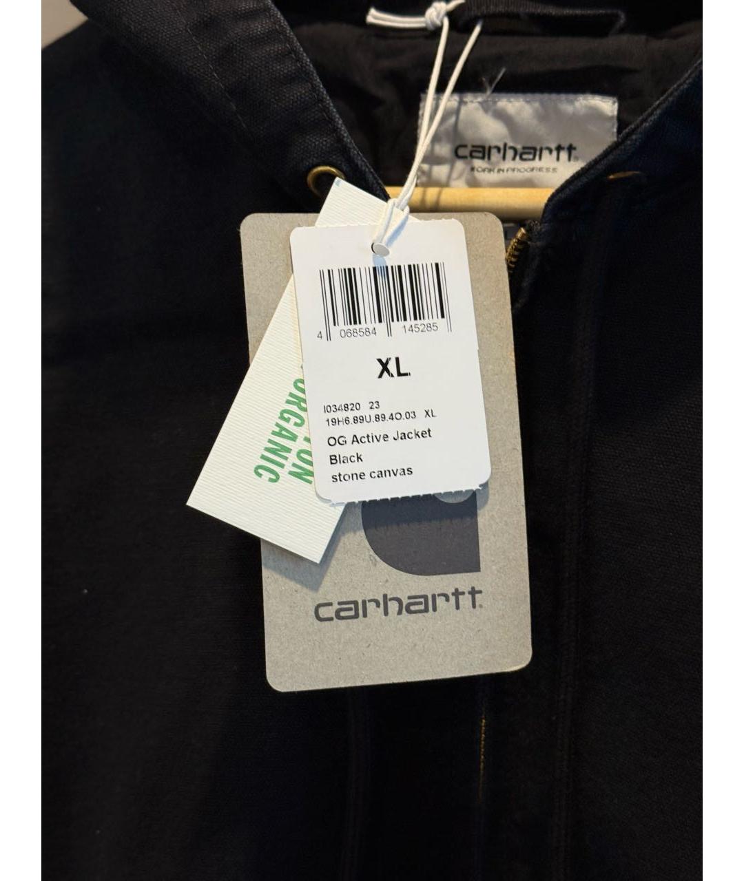 CARHARTT WIP Черная хлопковая куртка, фото 6