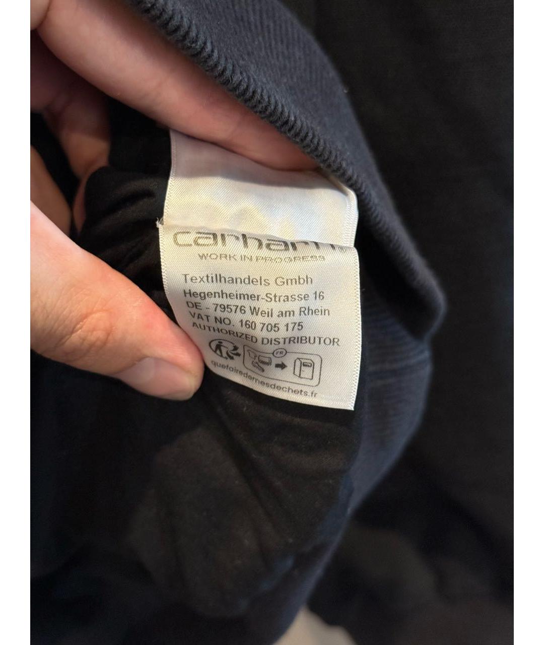 CARHARTT WIP Черная хлопковая куртка, фото 8