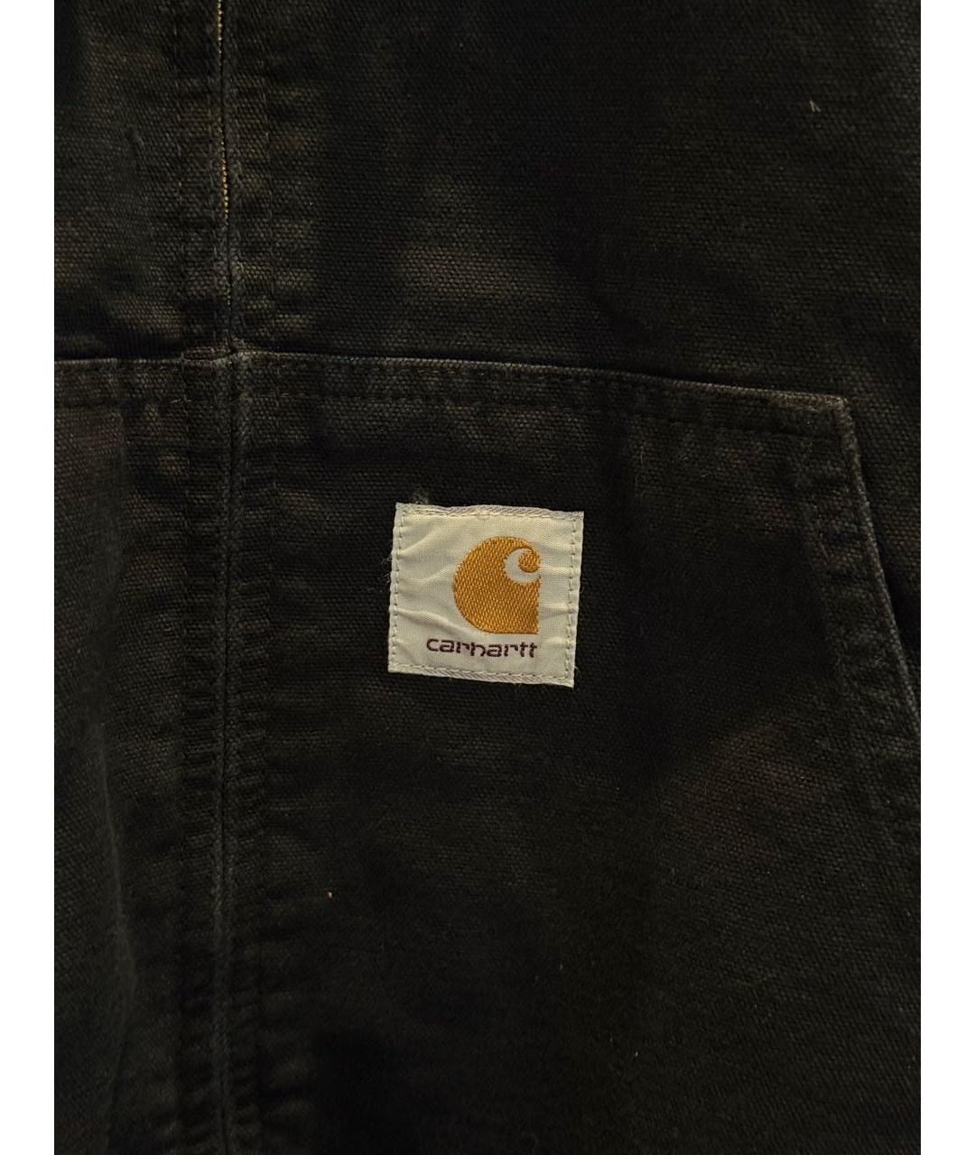 CARHARTT WIP Черная хлопковая куртка, фото 4