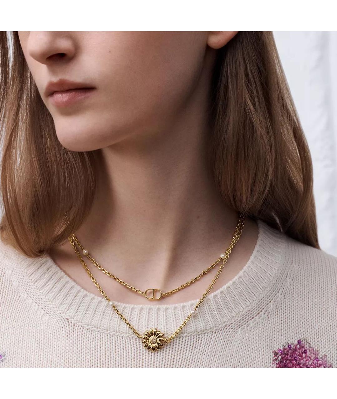 CHRISTIAN DIOR Золотое колье, фото 2