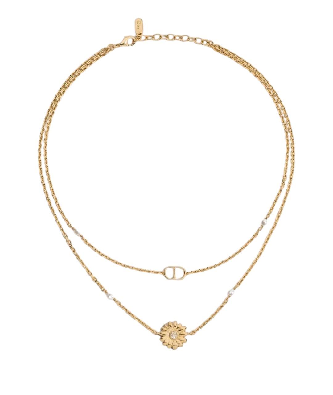 CHRISTIAN DIOR Золотое колье, фото 1