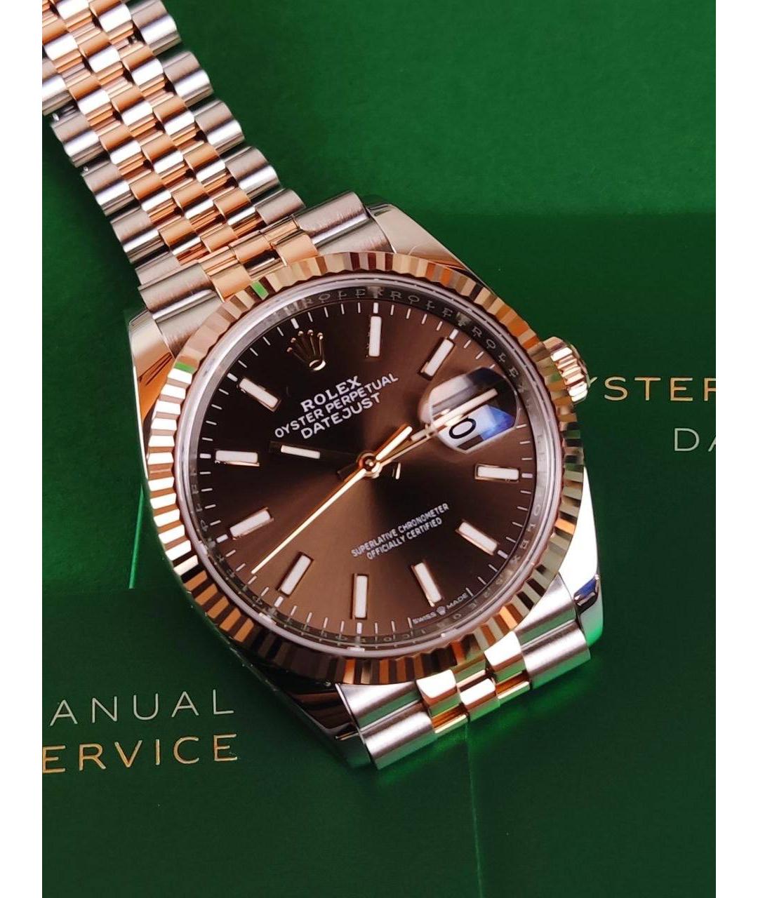 ROLEX Золотые часы из розового золота, фото 3