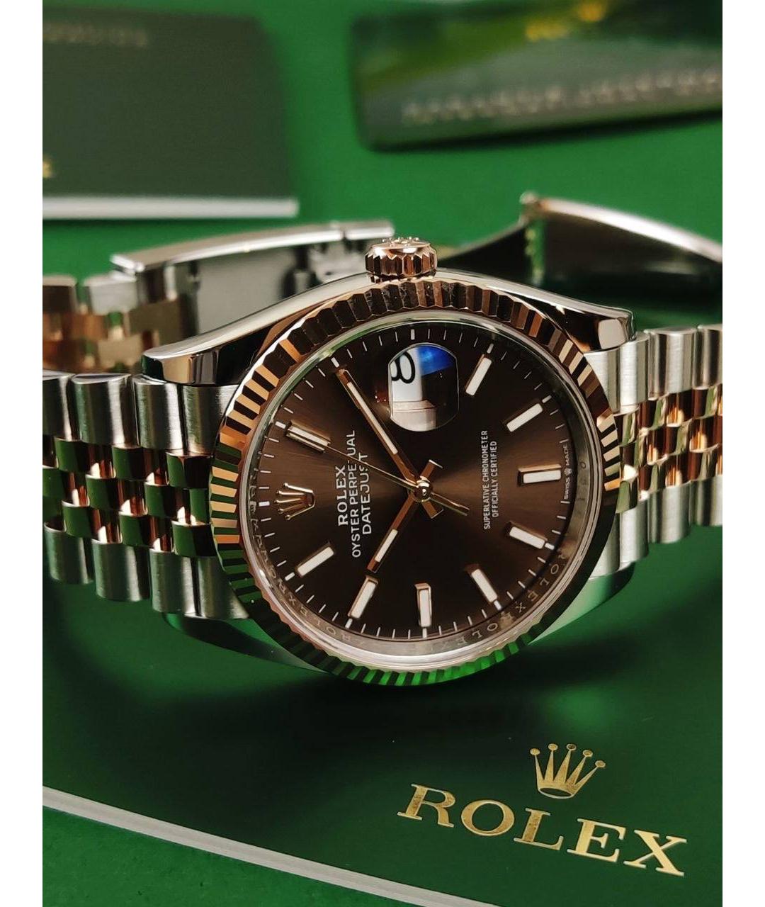 ROLEX Золотые часы из розового золота, фото 6