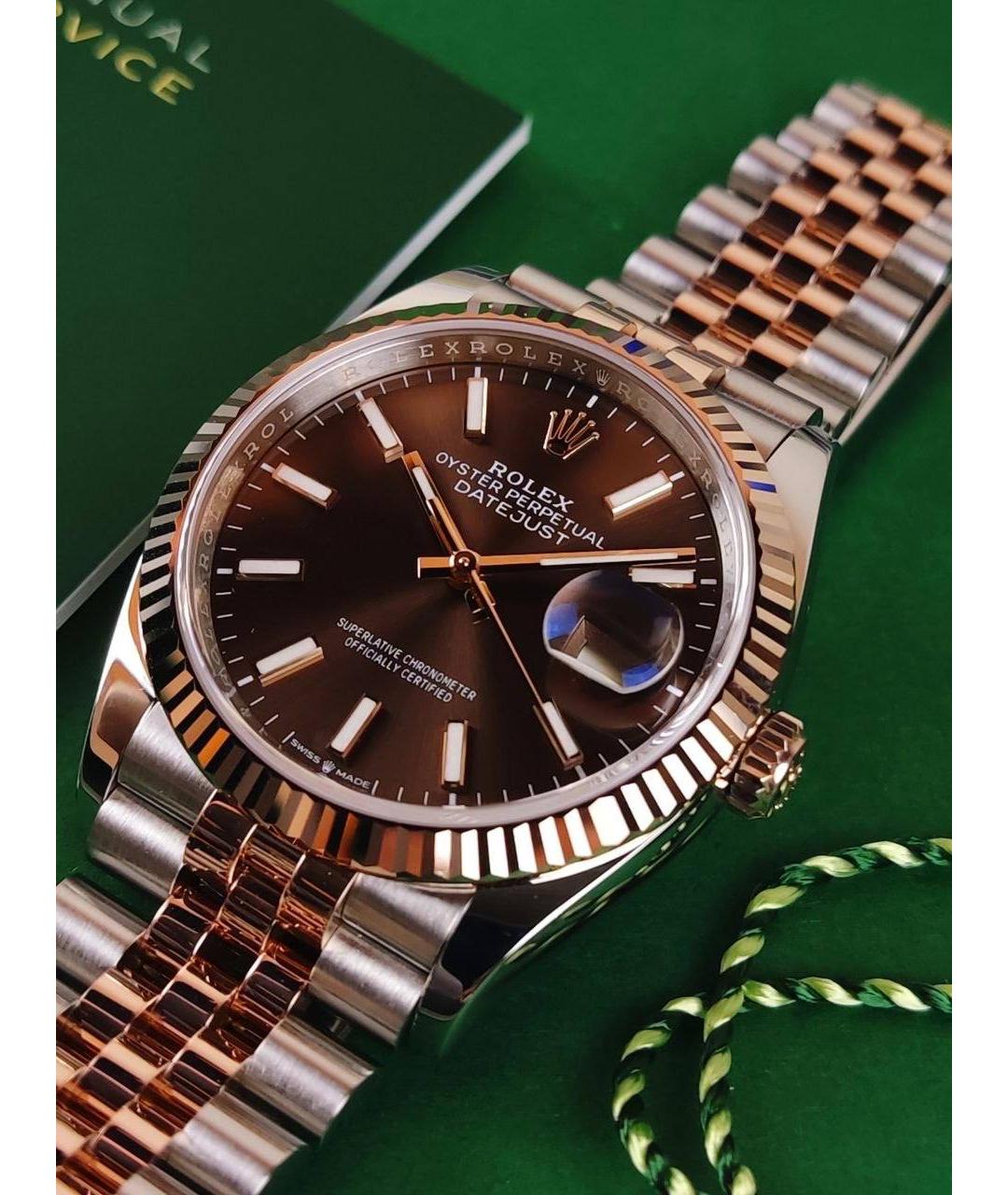 ROLEX Золотые часы из розового золота, фото 2